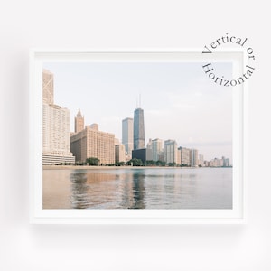 Chicago Skyline, Chicago Picture, Chicago Wall Art, Chicago Poster, Lake Michigan, Chicago Print, Chicago Art, Chicago Photography