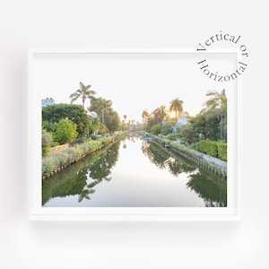 Venice California Canals Print, Los Angeles Photography, Coastal Poster, Coastal Print, Southern California Wall Art