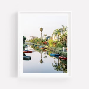 Southern California Print, Venice Canals Photography, Los Angeles Poster, Coastal Print, Southern California Wall Art