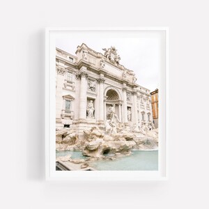 Trevi Fountain Photography, Rome Print, Rome Photography, Rome Wall Art, Rome Poster, Travel Poster