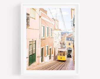 Lisbon Photography Print: Colorful Portugal Wall Art