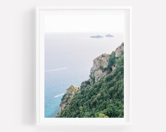 Italian Coastal Photography Print: Seascape Wall Art