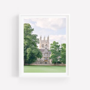 Oxford Photography: Merton College Chapel Print