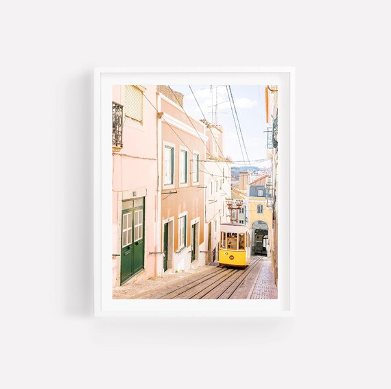 Lisbon Photography Print: Colorful Portugal Wall Art