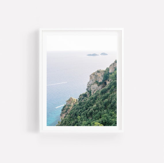 Italian Coastal Photography Print: Seascape Wall Art