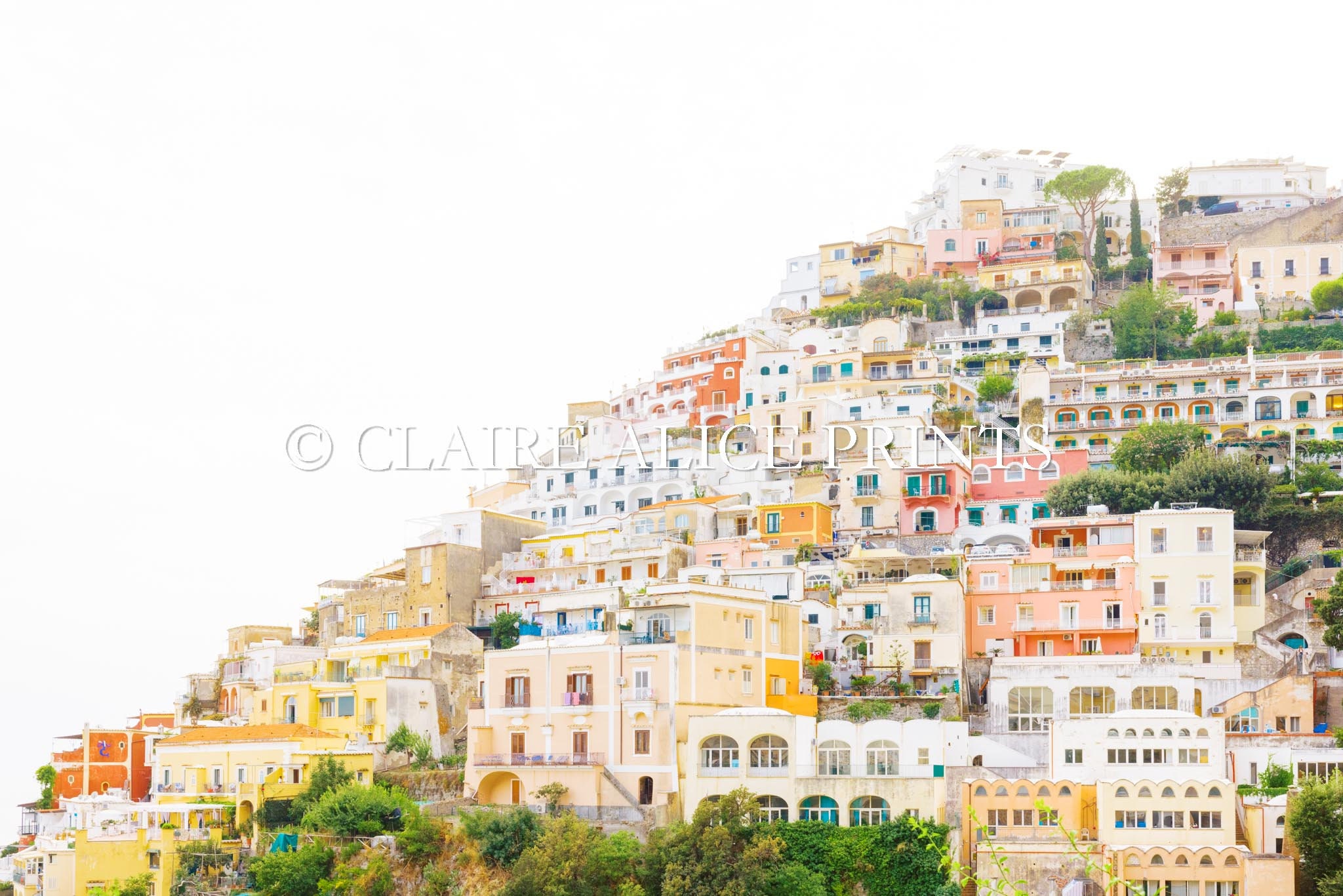 Amalfi Coast Print Positano Print Amalfi Coast Art Positano - Etsy