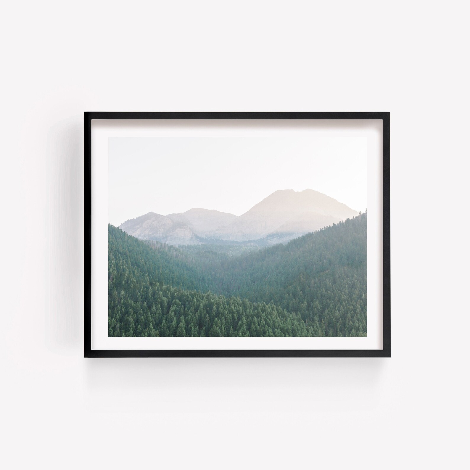 Mountain Wall Art Forest Photography Landscape Print Nature Etsy