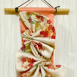 Japanese kimono obi,mini tapestry