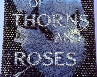 Bedazzled A Court of Thorns and Roses Book Cover -Night Court Edition: Front, Spine, Back Paperback Romantasy Sarah J Maas
