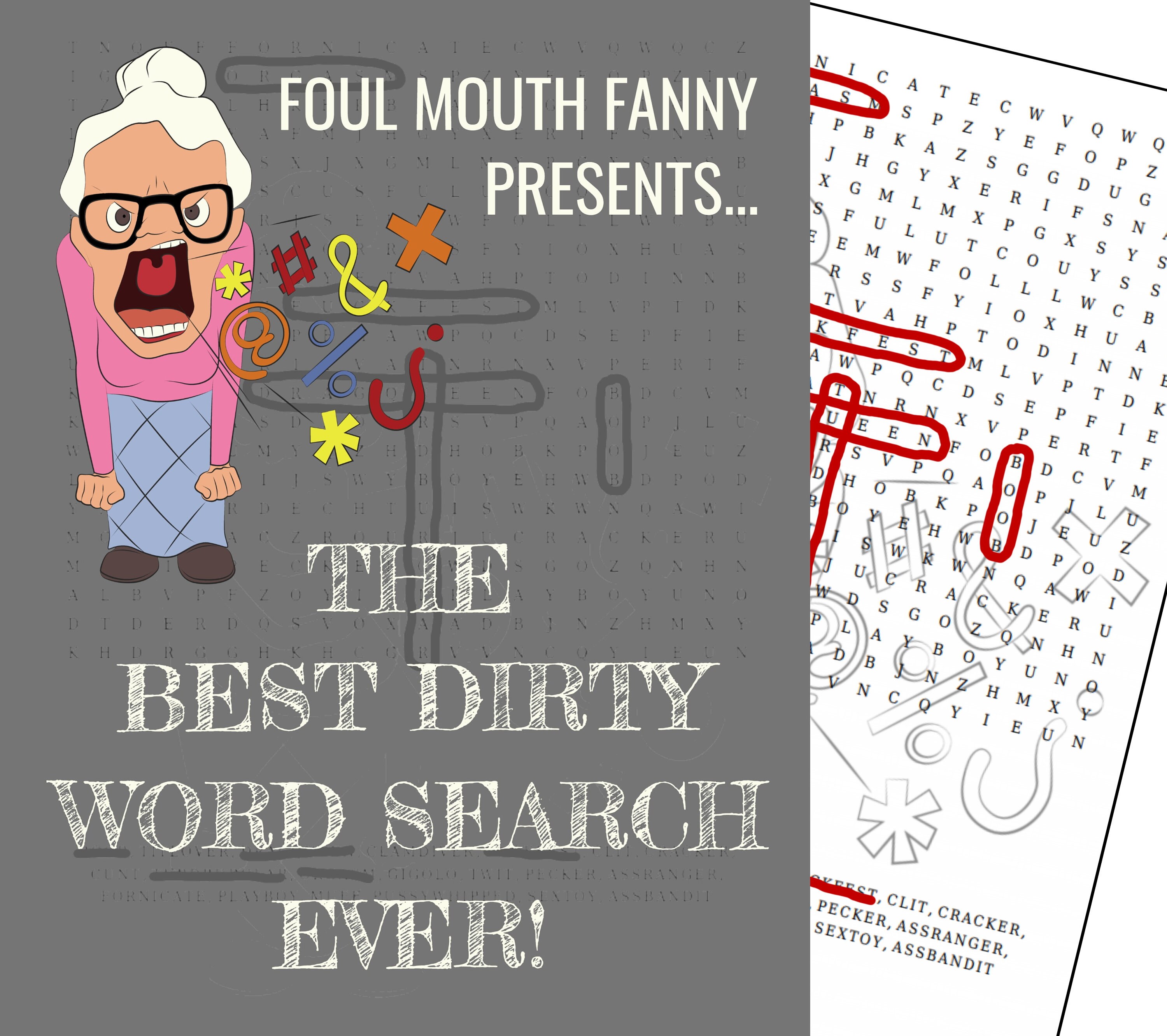 Best Dirty Word Search Ever For Adults Only Dirty Cussword - Etsy Italia