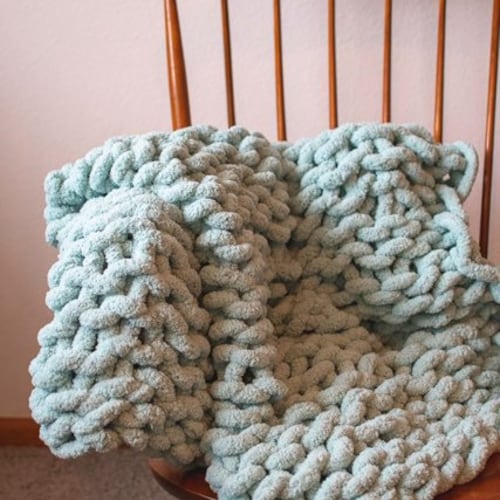 Custom Handmade Chunky Chenille Throws and Blankets Etsy