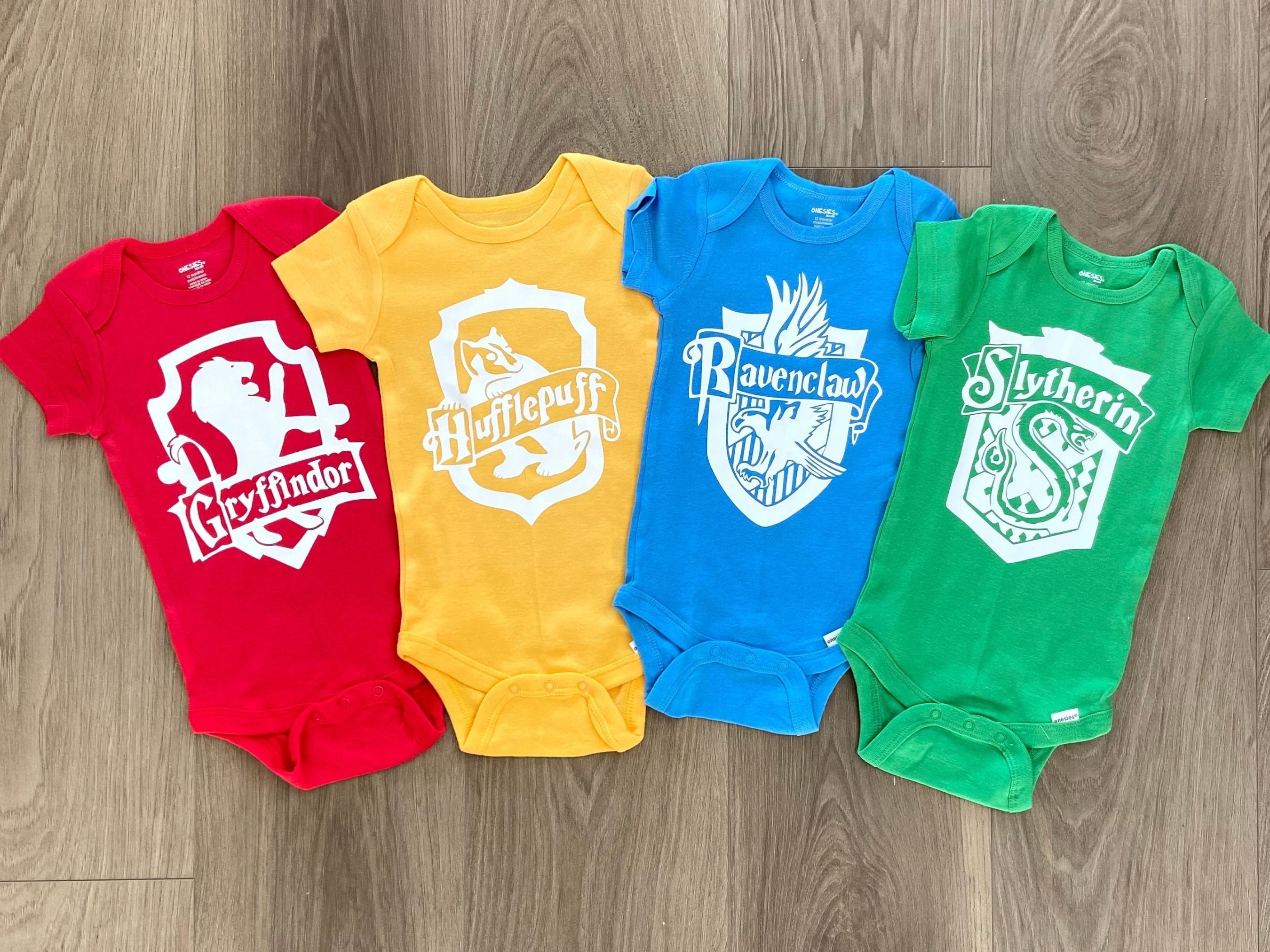Harry potter house baby onesies hotsell