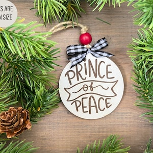 Each ornament is three inches large