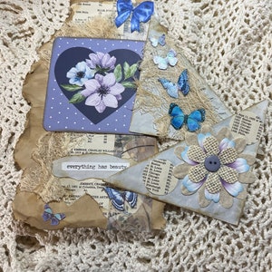 Everything Has Beauty Ephemera Cover Page and Two Corner Tucks for Your Junk Journal | Scrapnooking | Card Making | Paper Crafting
