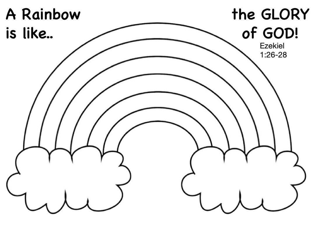 Rainbow Printable for the Promises of God - Etsy