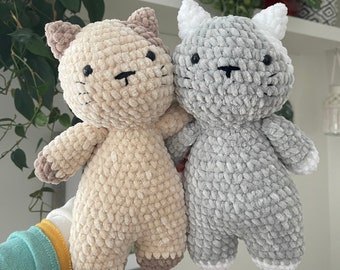 Patron de chat au crochet - PATRON NUMÉRIQUE PDF