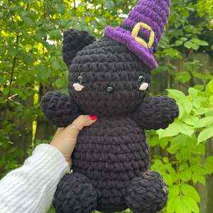 Crochet Witch Cat Pattern - DIGITAL PATTERN