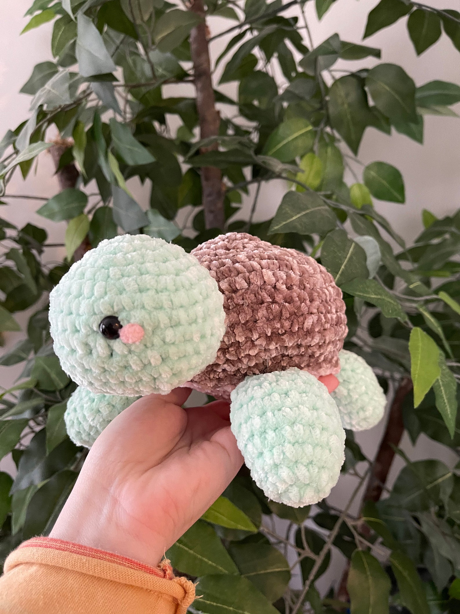 Crochet Turtle Amigurumi Plushie Stuffed Animal | Etsy