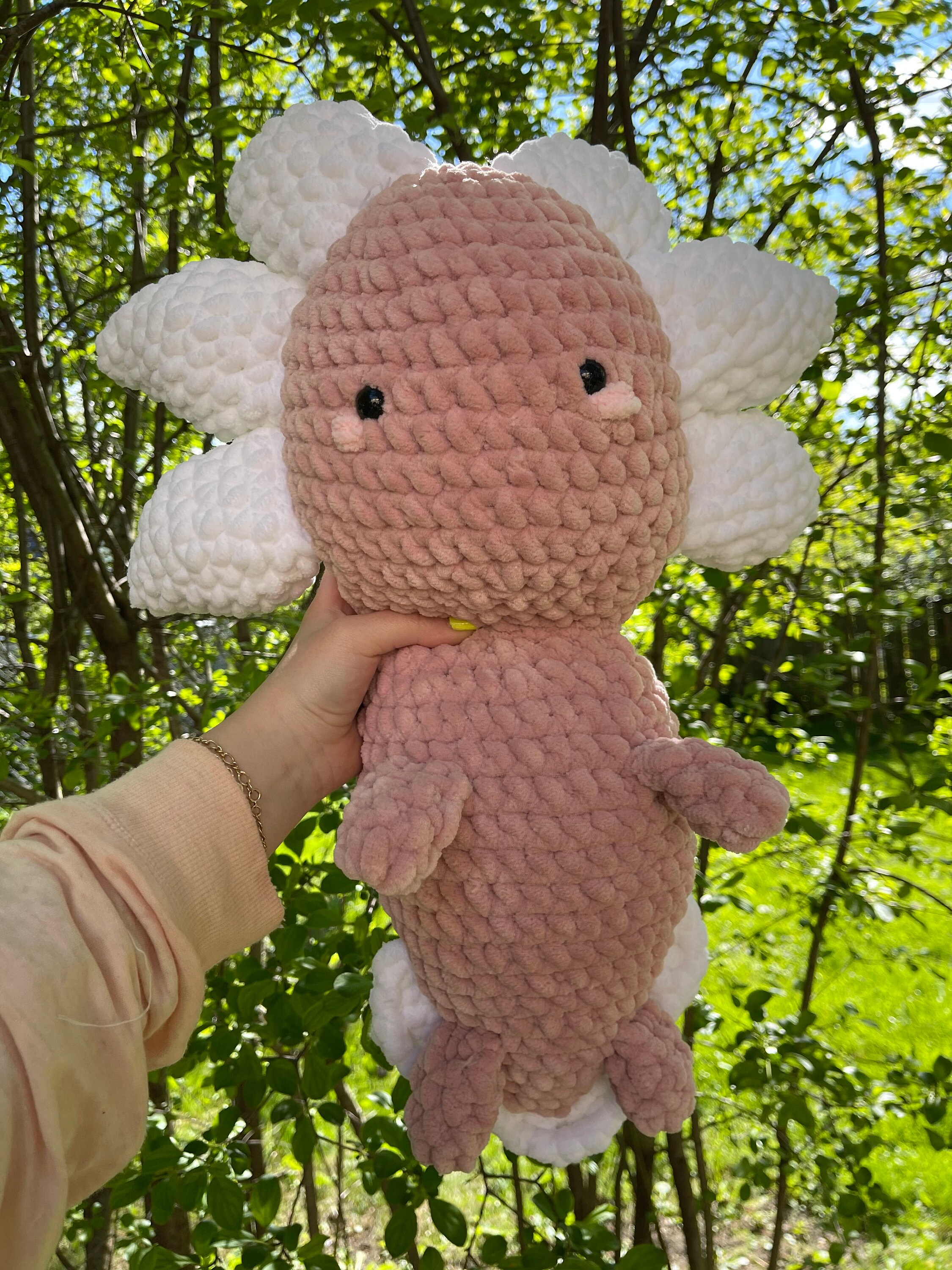 Gehäkeltes Axolotl Amigurumi Plüschtier Kuscheltier | Etsy