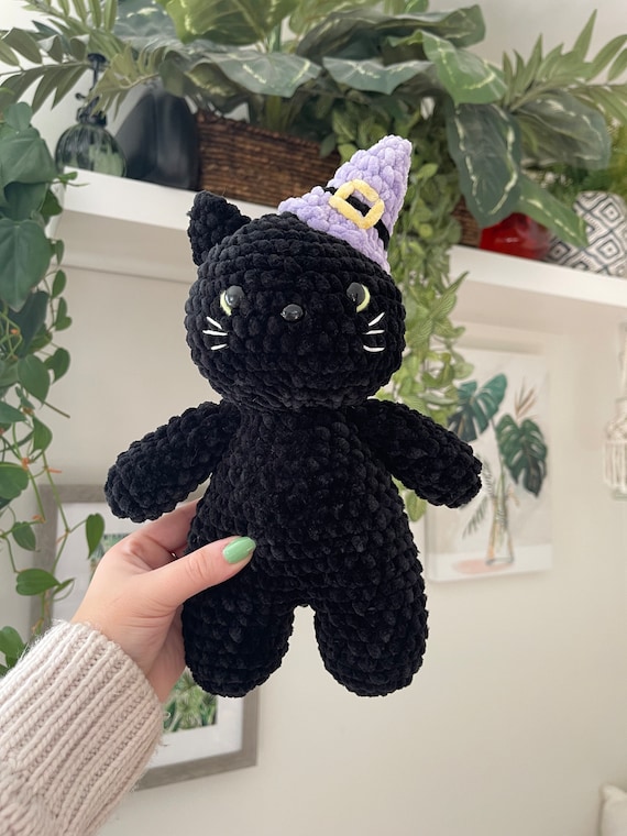 Crochet Witch Cat Pattern Digital Download PDF File
