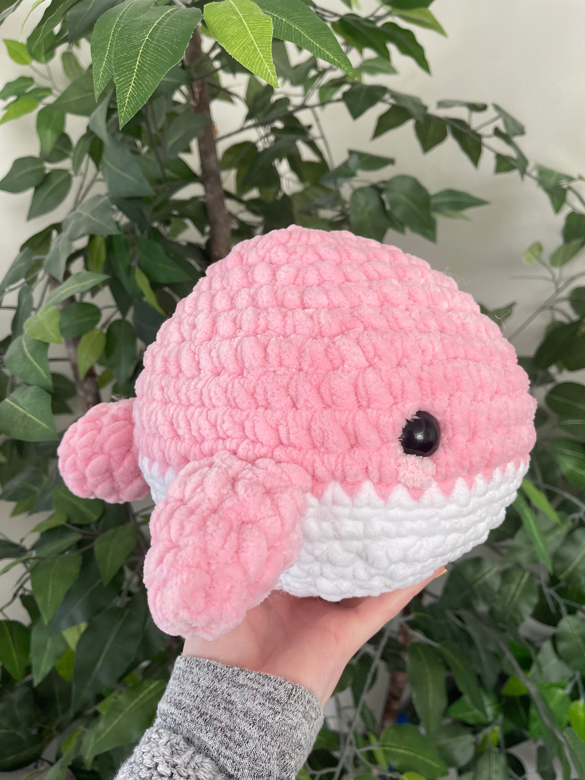 Crochet Pink Whale Pillow Amigurumi Plushie Stuffed Animal - Etsy Crochet Pink Whale Pillow Amigurumi Plushie Stuffed Animal - Etsy