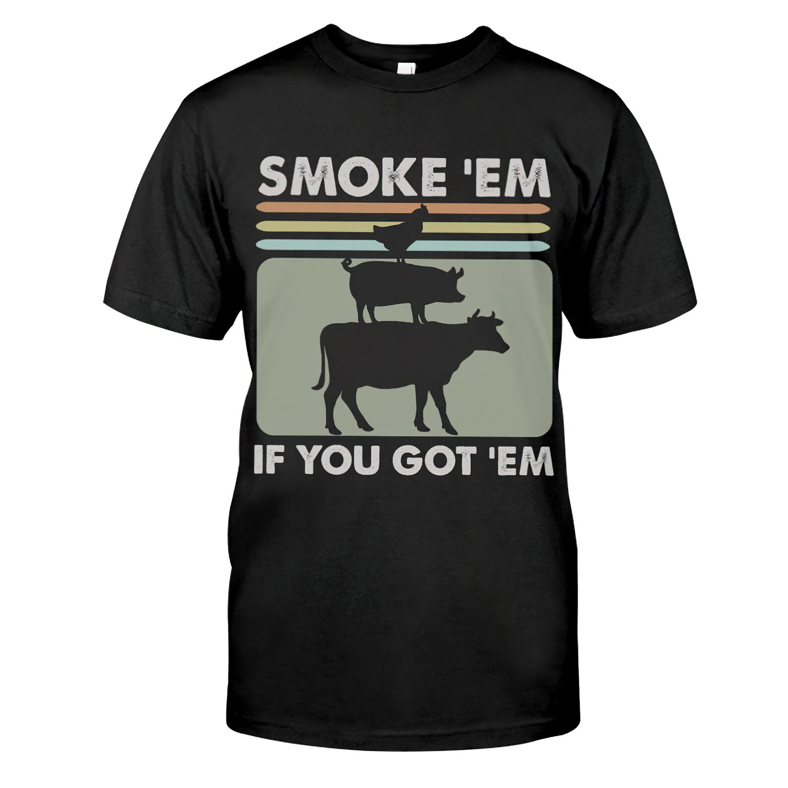 smoke-em-if-you-got-em-classic-t-shirt-funny-bbq-etsy