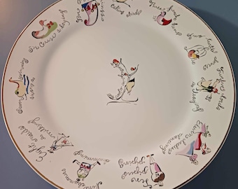 12 Days of Christmas Rosanna Dinner Plate