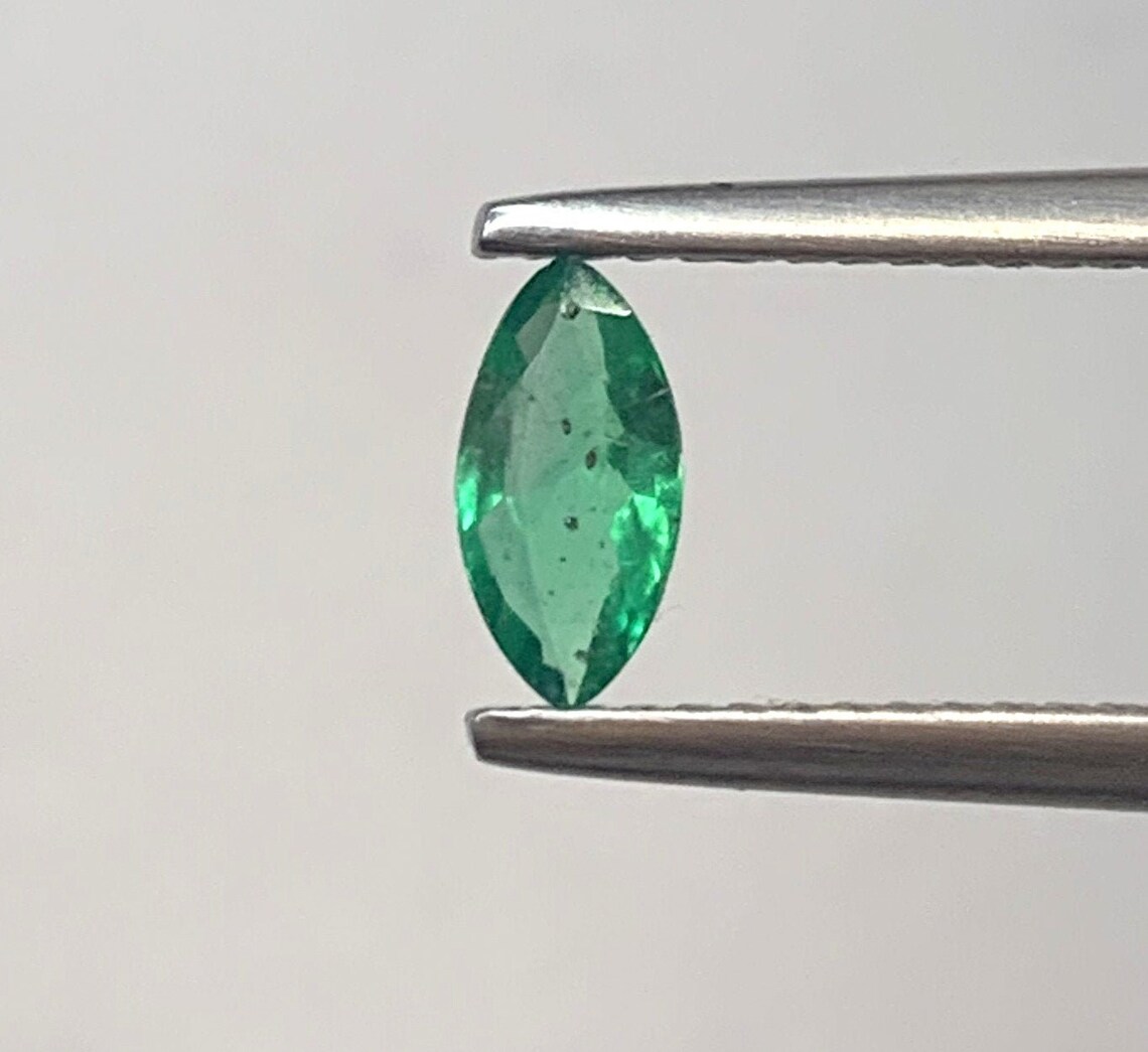 0.40 CT Natural Good Quality Emerald Marquise Emerald Faceted Etsy