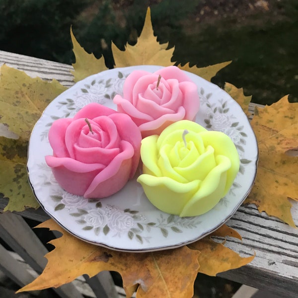 Rose Shaped Candle