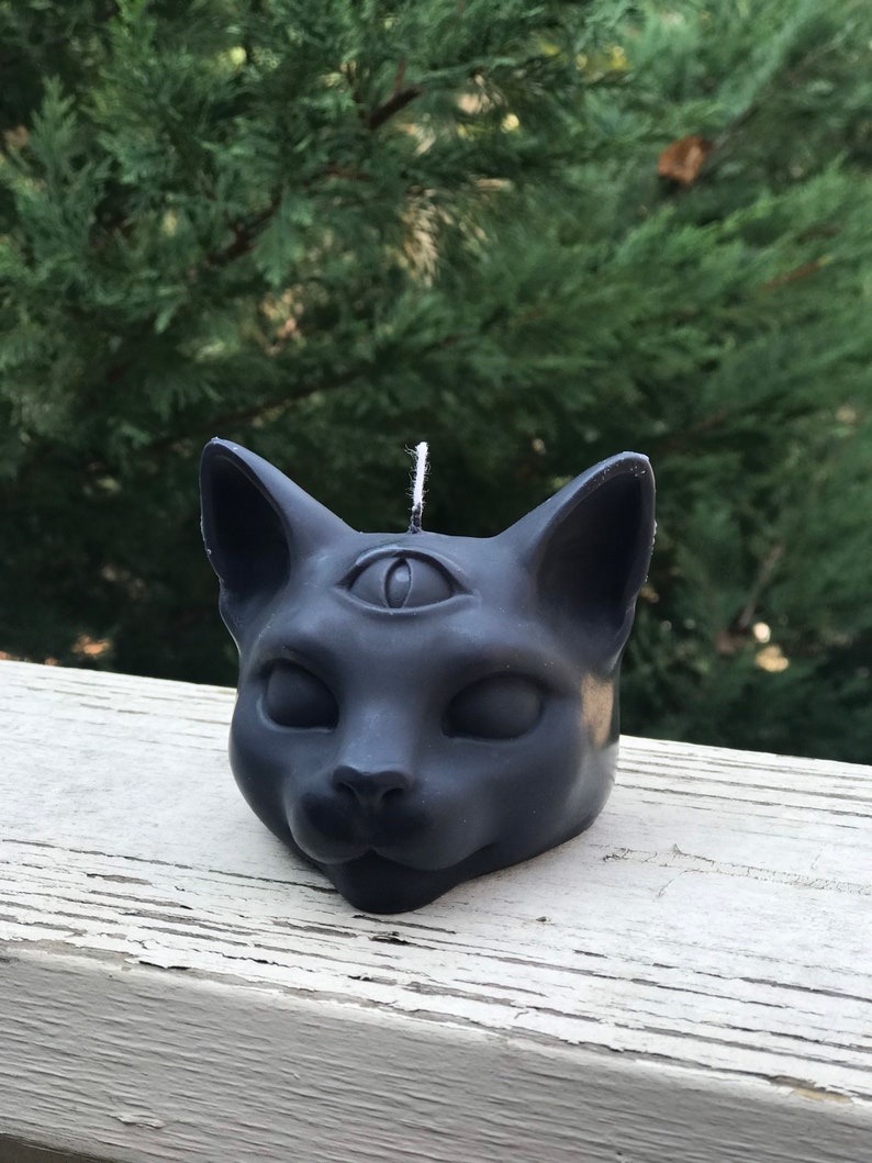 Cat Head Candle image 1