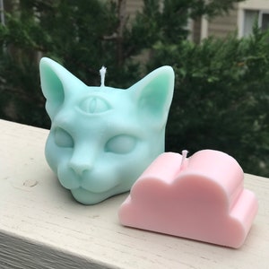 Cat Head Candle image 4