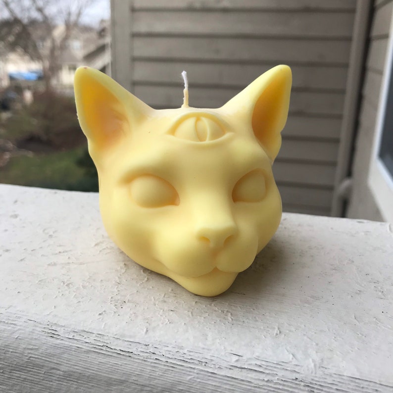 Cat Head Candle image 8