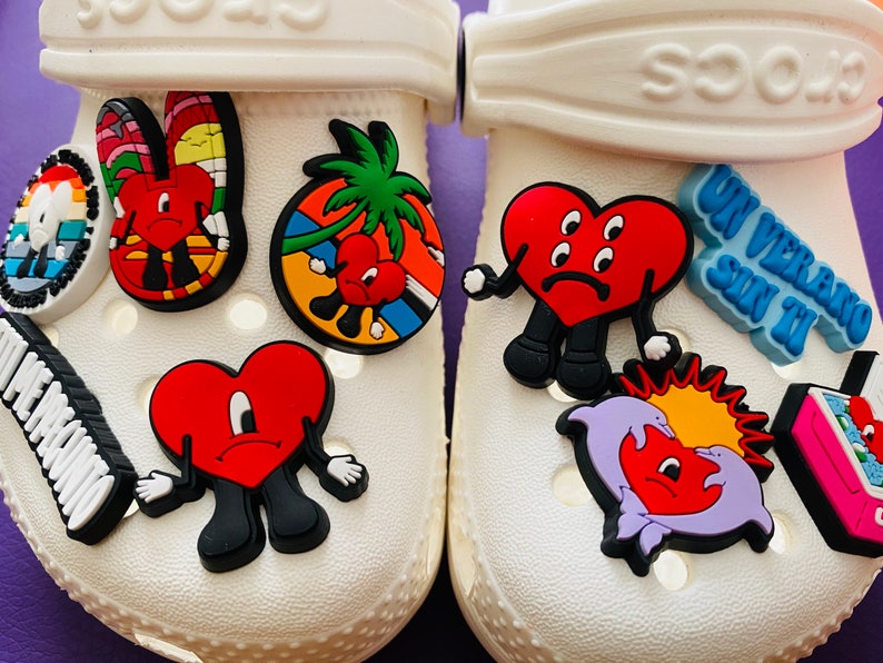 Un Verano Sin Ti Crocs Charms Bad Bunny Bad Bunny Shoe Etsy Hong Kong