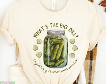 Pickles Shirt Pickle Shirt Pickles Shirts Funny Pickle Tshirt Gift for Pickle Lovers Jar of Pickles T-Shirt Pickle Jars Tshirts Snacks Shirt