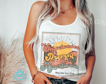 Reproductive Rights Shirt Roe V Wade Protest Tank Top My Body My Choice Feminist Vasectomies Pro Choice Women&#39;s Rights Tanks for Women