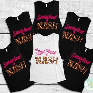 Bachelorette Party Shirts Nashville Girl's Trip Group Shirts Nash Bash ...
