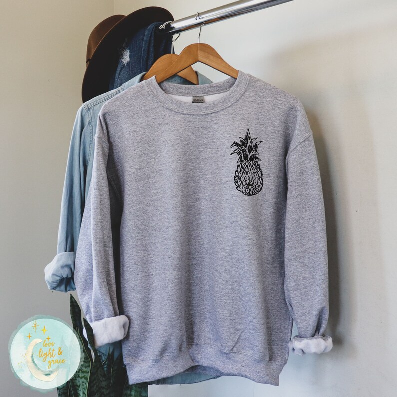 Pineapple Pullover Pineapple Sweatshirt IVF Shirts IVF Etsy
