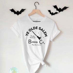 Halloween Shirt, Fall Shirts, Salem Shirts, Spooky Season, Fall Vacation Shirt, Witchy Gifts, Halloween Shirt, Salem Broom Co Halloween Tee