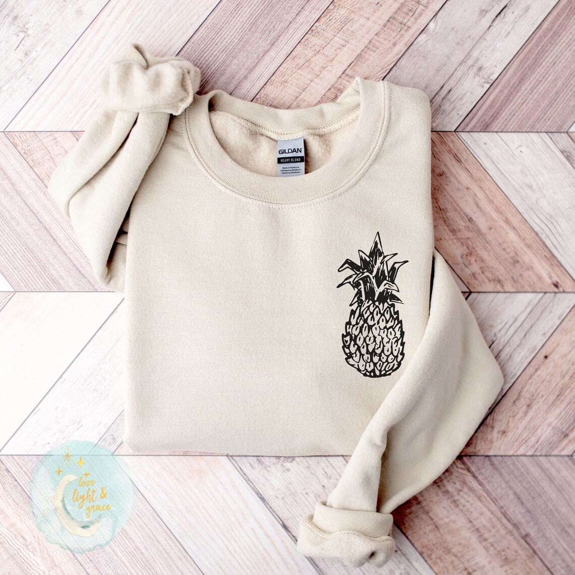 Pineapple Pullover Pineapple Sweatshirt IVF Shirts IVF Etsy