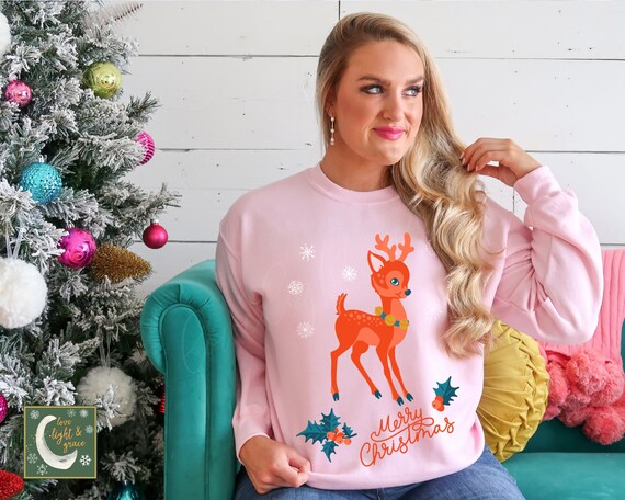 Christmas Crewneck Sweatshirt Vintage 