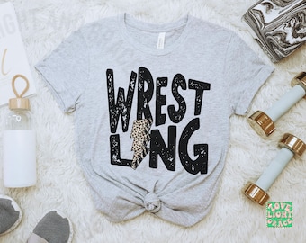 Wrestling Shirts Schule Spirit Shirts Wrestling T-Shirt Spieltag Tshirt High School College Team Stolz Wrestling Mama Papa Nana Tante Match Tee