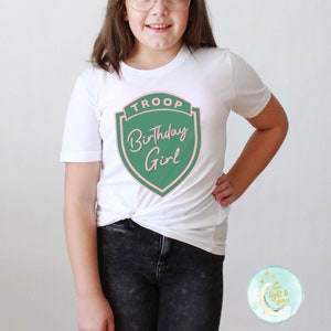 Troop Birthday Shirt,  California Birthday, Cali Girl Bday, Movie Theme Birthday, Patch Shirt, Beverly Hills Birthday, 80s Birthday Tshirt