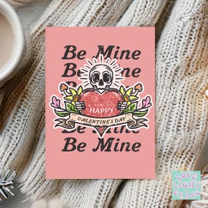 Tarjetas góticas de San Valentín con estilo espeluznante y acabado mate. Incluye 1, 10 o 25. Cantidad: tarjetas de notas plegadas de 4,25" x 5,5" con sobres.