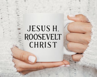 Book Lover Gifts Book Mug Literary Coffee Cups Reading Mug Jesus H Funny Book Reader Gifts Claire Jamie Scottish Coffee Mugs Swearing Cup