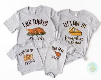 Funny Thanksgiving Shirts, Family Thanksgiving Shirts, Thanksgiving Friends, Family Matching Shirts, Thanksgiving Group T-Shirts, Cute Tee