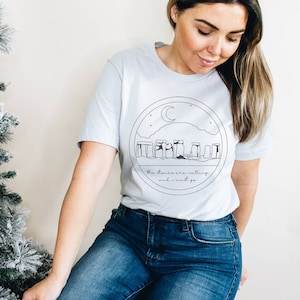 Craig Na Dun Shirt, Scotland Travel T-Shirt, Standing Stones, Scottish Shirts,  Book Series Inspired Shirt for Women or Men, Fraser