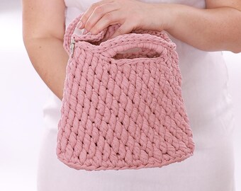 Crochet Pattern Bag Video Tutorial Crochet Purse Woman Bag Shopping Bag Summer Bag Video Tutorial Bag Handbag Evening Party Bag
