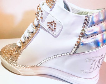 women's wedge heel sneakers