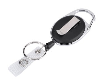 Upgrade To Carabiner Badge Reel