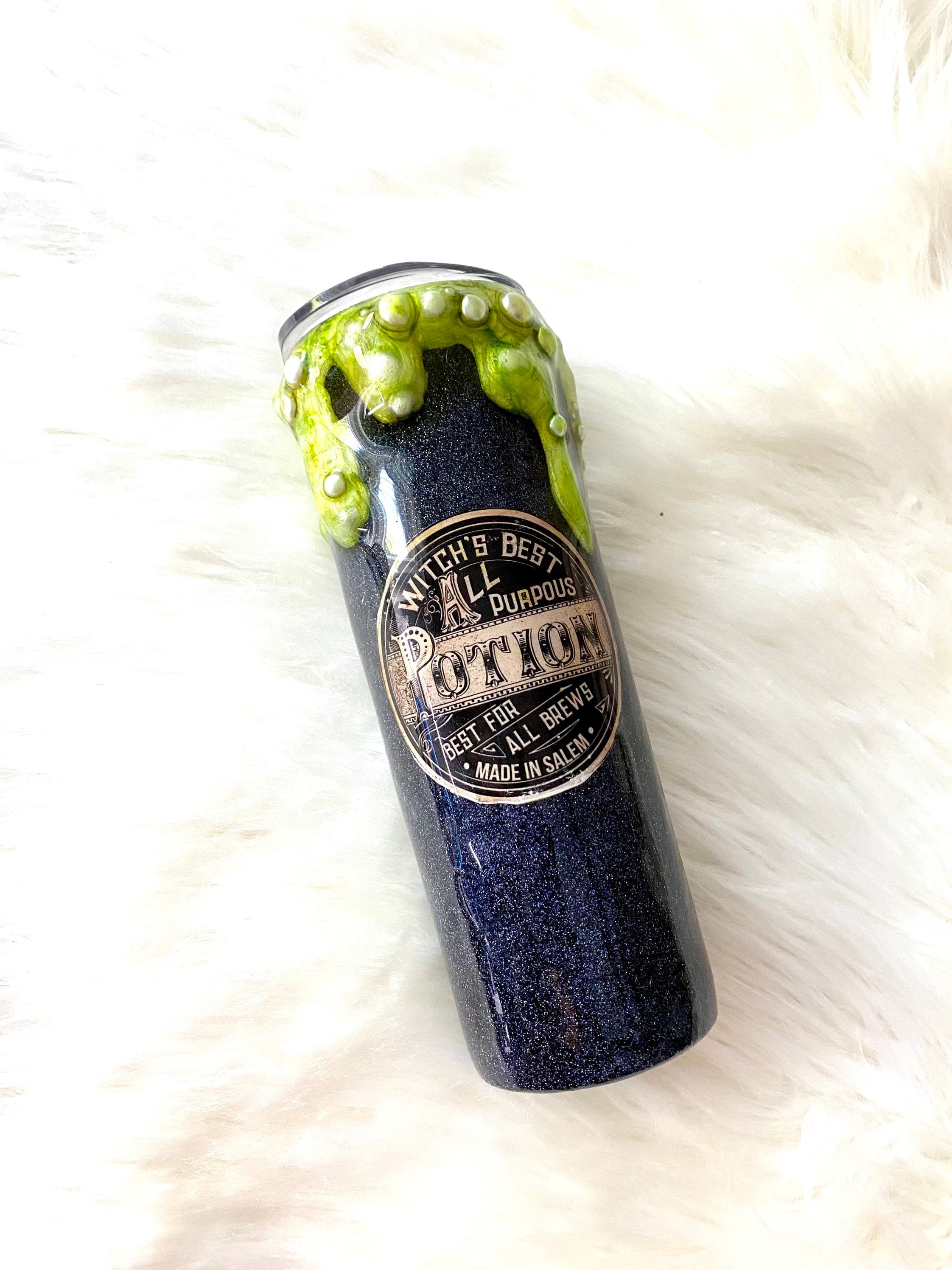 Halloween Epoxy Tumbler Witches Brew Tumbler Horror Tumbler Etsy